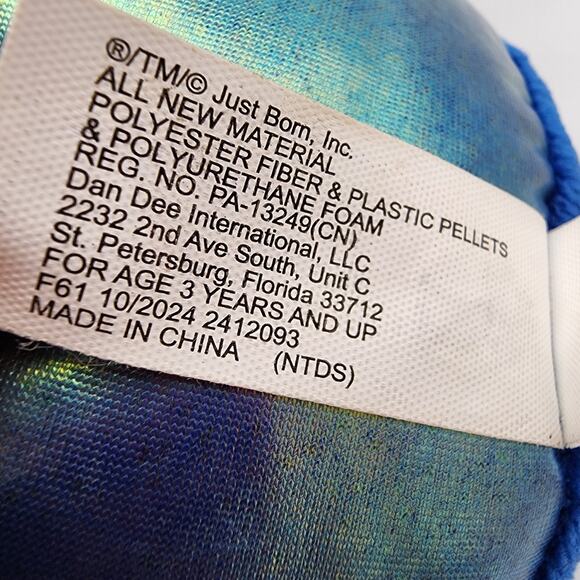 Peeps Blue Bunny Plush 12" Iridescent Blue Purple Side Stuffed Animal Toy 2024 - Picture 9 of 9